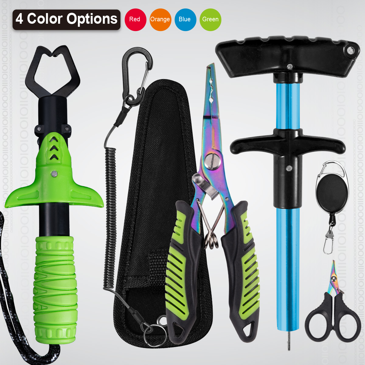 Saltwater Line - 7-Piece Fishing Tool Set, Professional Long-Nose