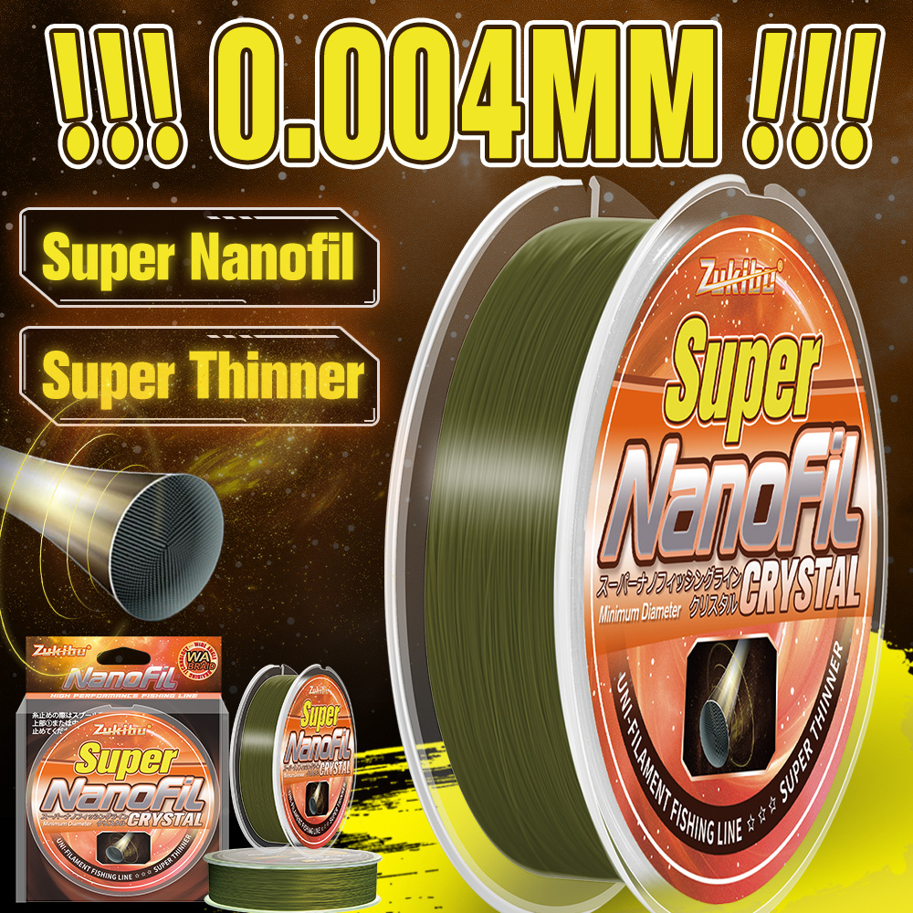 ZUKIBO Nanofil Crystal Unifila - Copolymer Line のレビューと価格
