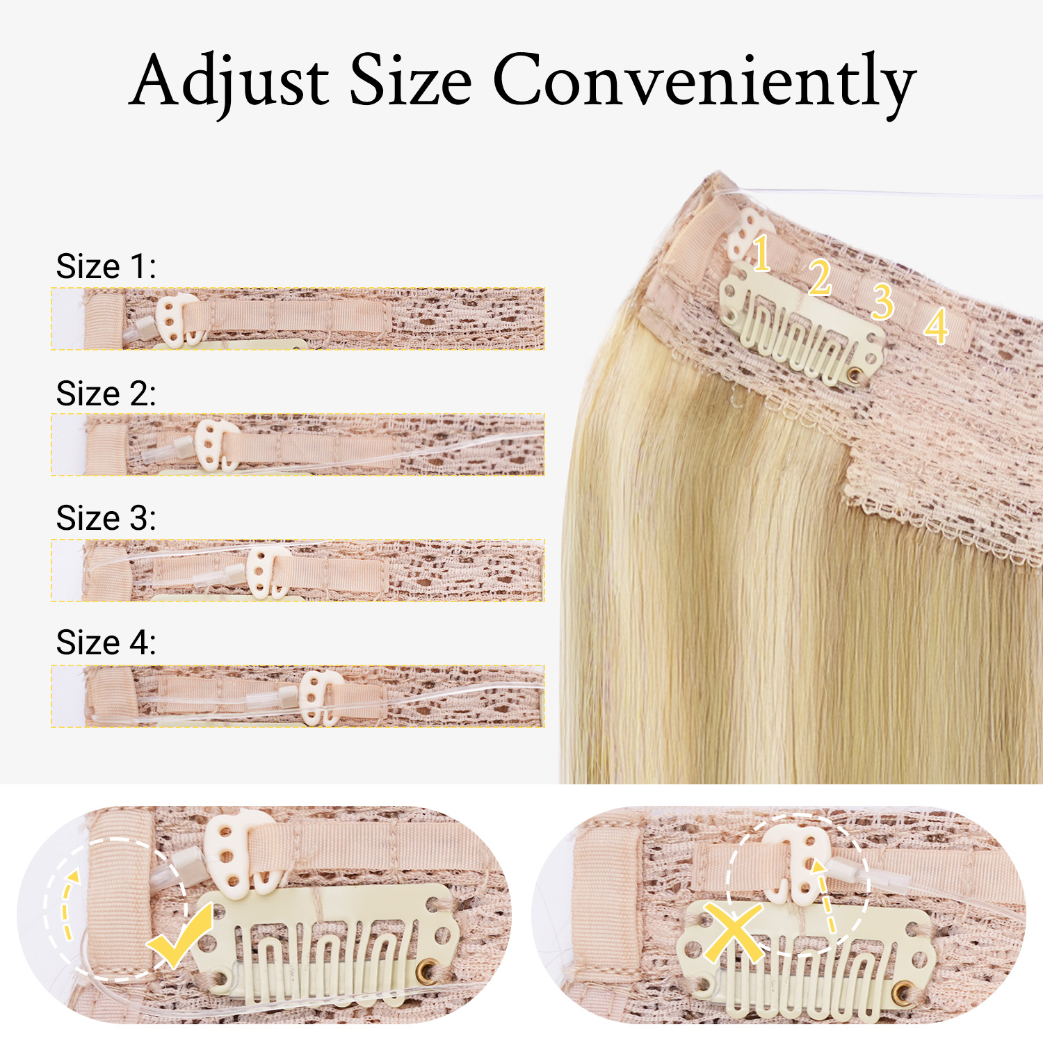 Sunmofavo Wire Halo Hair Exten - Tippet Line のレビューと価格