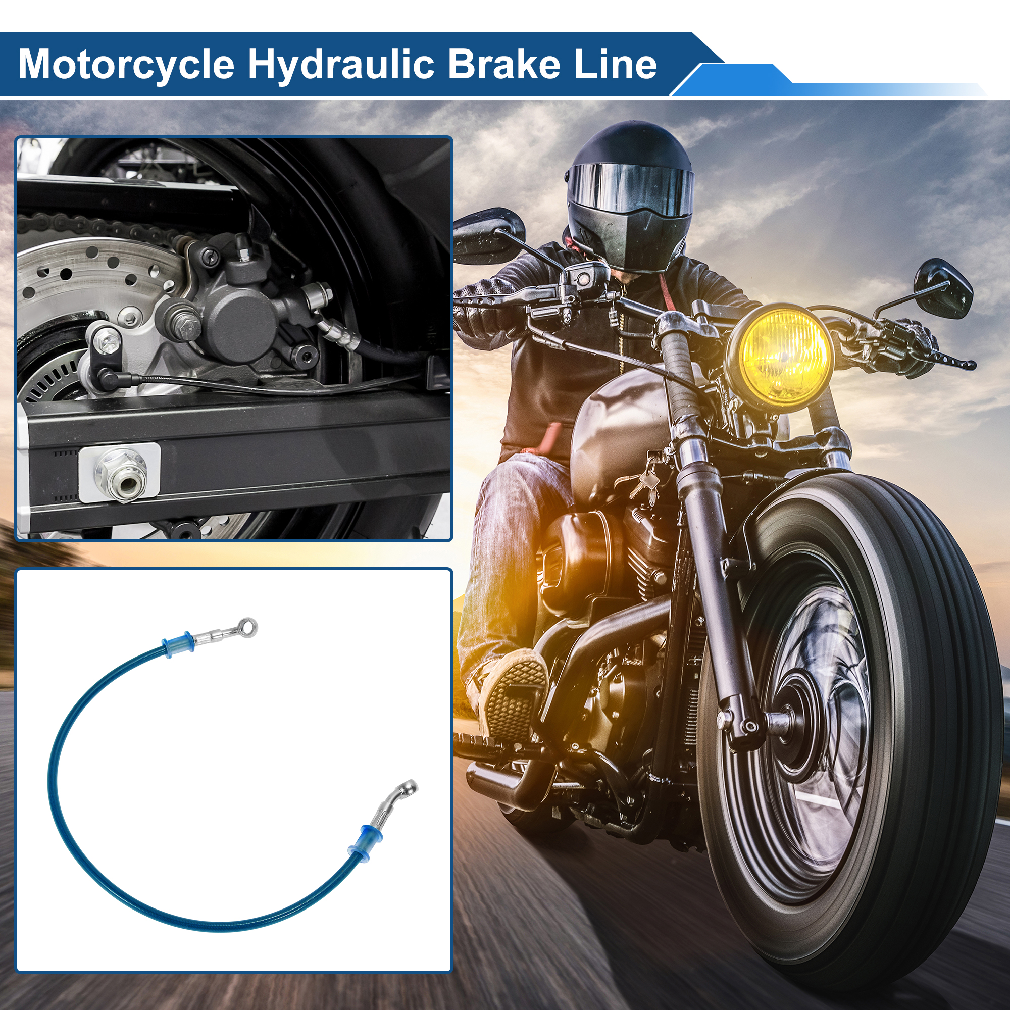 Motoforti 60cm Motorcycle Brak - Braided Line のレビューと価格