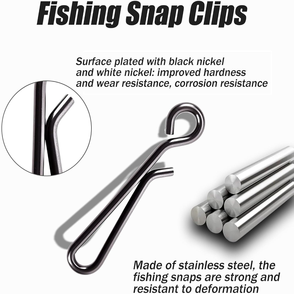 100Pcs Stainless Steel Fishing - Saltwater Line のレビューと価格
