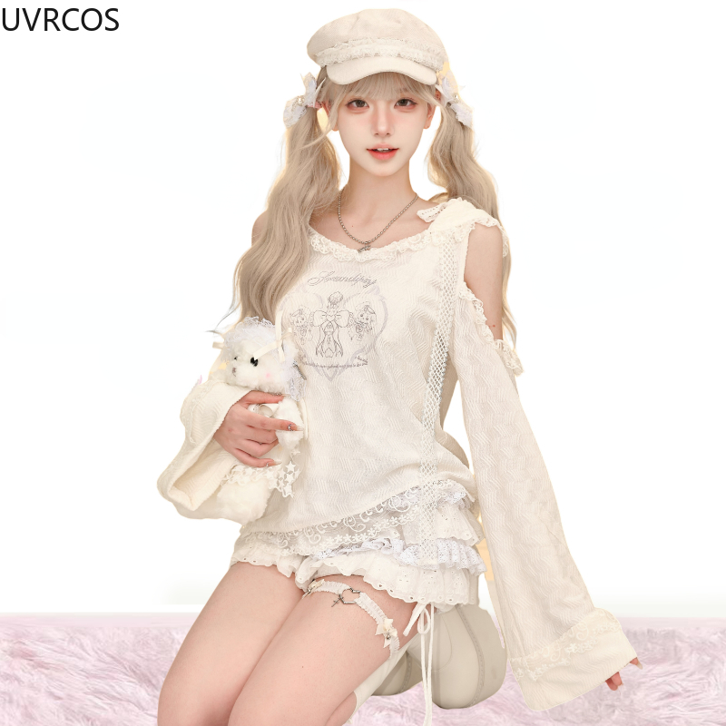 Kawaii Sweet Lolita Style Skir - Fly Line のレビューと価格