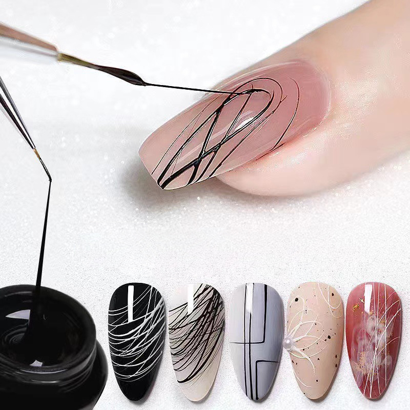 Nail Art Drawing Gel, Elastic  - Copolymer Line のレビューと価格