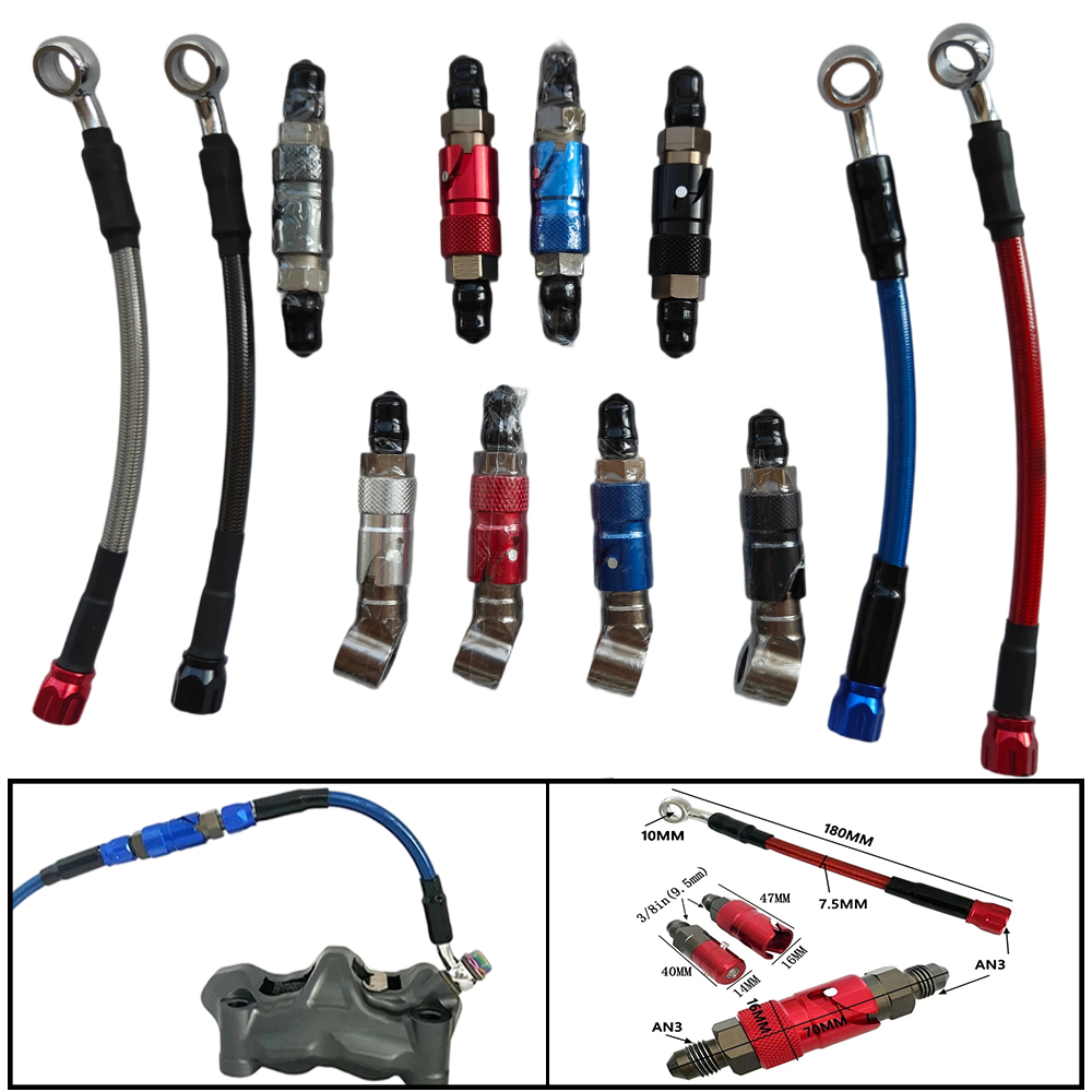 Motorcycle AN3 Quick Connect B - Braided Line のレビューと価格