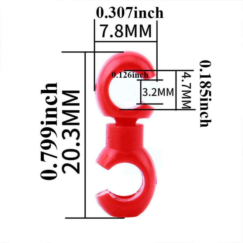 10Pcs/Set Plastics Bike Cross  - Tippet Line のレビューと価格