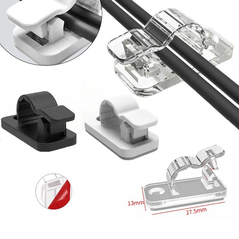 10/50PCS Cable Organizer Clips - Tippet Line のレビューと価格