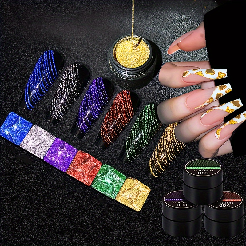 6 Color Spider Gel, New Upgrad - Copolymer Line のレビューと価格