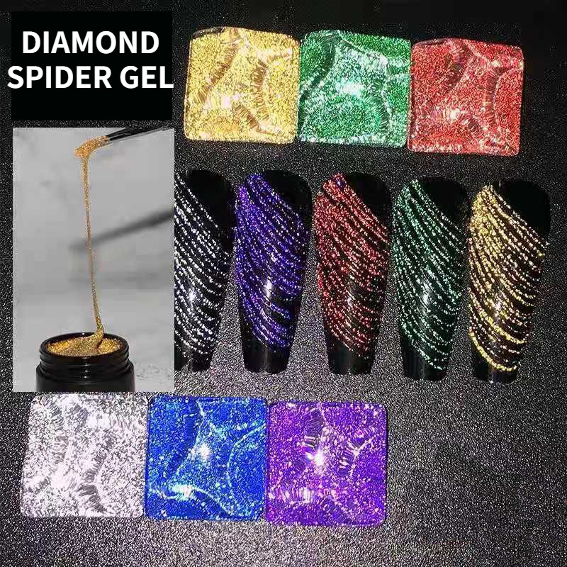 6 Color Spider Gel, New Upgrad - Copolymer Line のレビューと価格