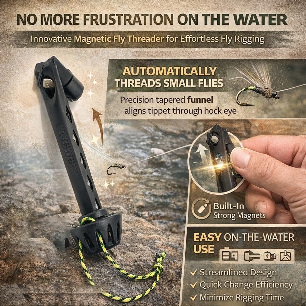Portable Magnetic Fly Threader - Fishing Line Winder のレビューと価格