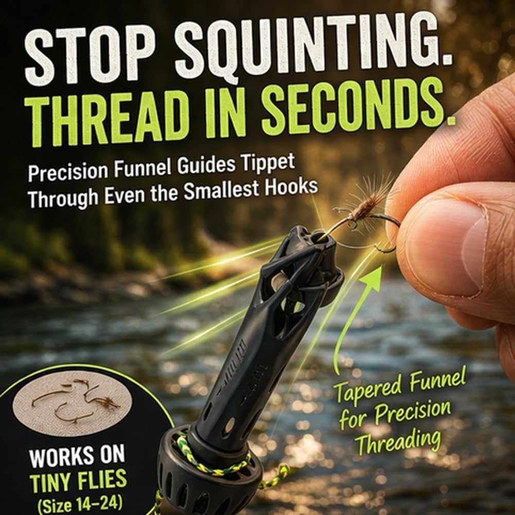 Portable Magnetic Fly Threader - Fishing Line Winder のレビューと価格