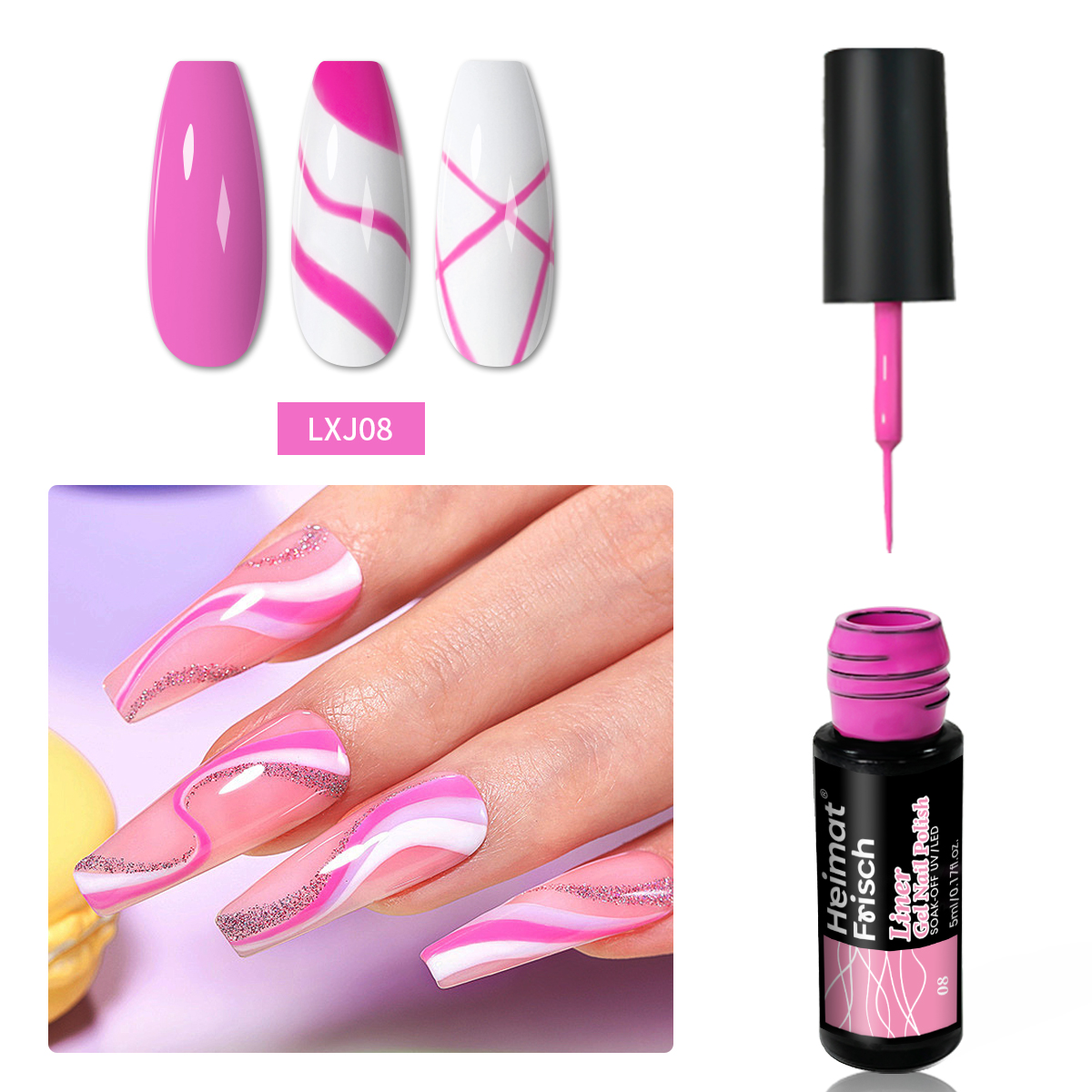 5 ml set Glitter Line Drawing  - Copolymer Line のレビューと価格