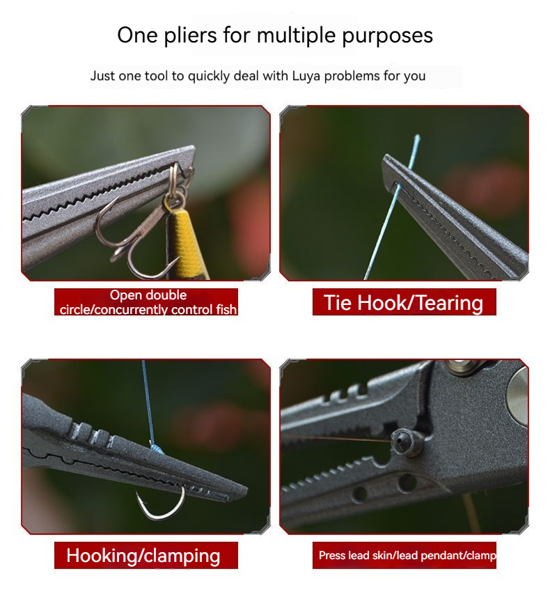 High-Precision Luya Pliers Mul - Fishing Line Cutter のレビューと価格