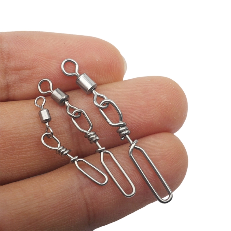 10Pcs Stainless Steel Quick Sn - Saltwater Line のレビューと価格