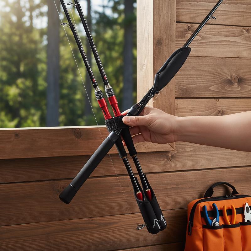 Adjustable Fishing Pole Sling  - Fishing Line Spool のレビューと価格