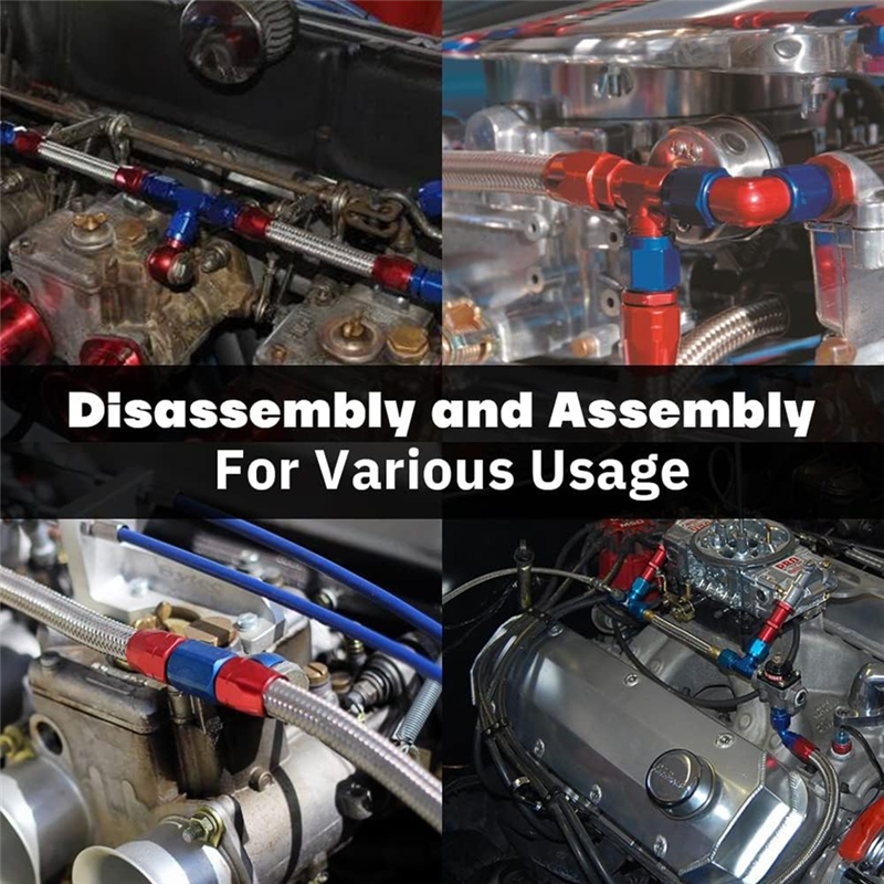 8AN Dual Feed Fuel Line To 7/8 - Braided Line のレビューと価格