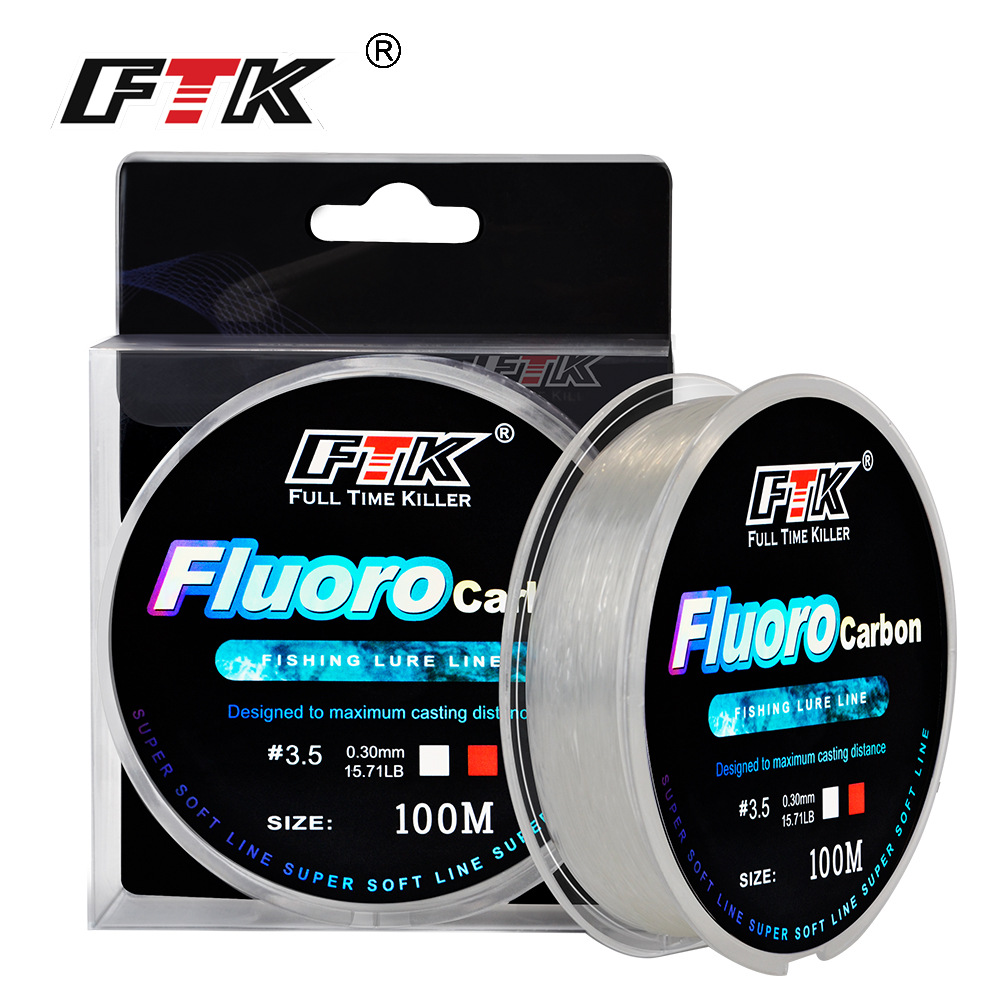 100M Fluorocarbon Coating Fish - Fluorocarbon Line のレビューと価格