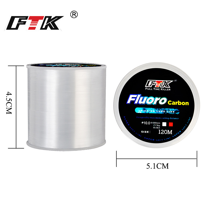 FTK 120m Fishing Line 0.2mm-0. - Fluorocarbon Line のレビューと価格