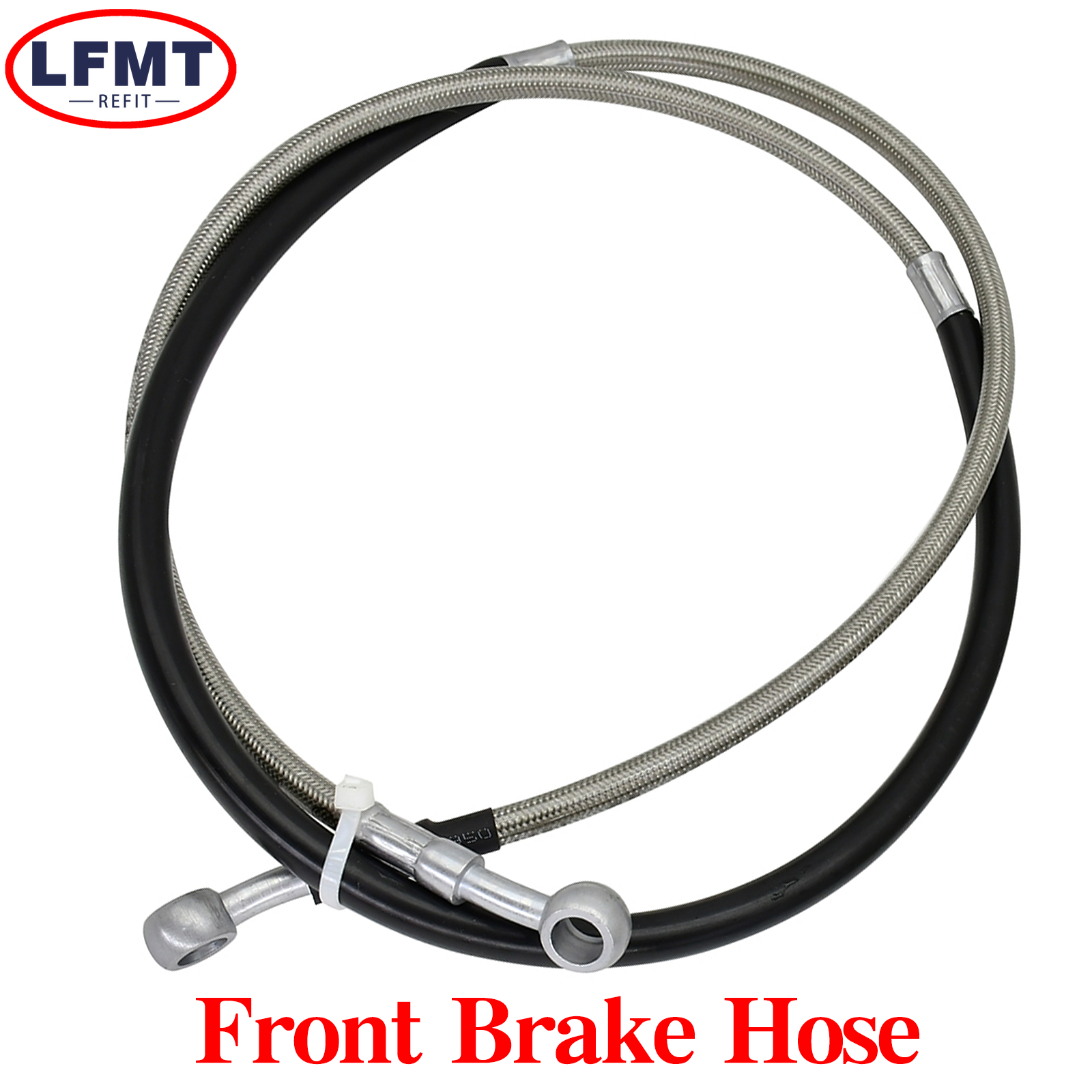 Motorcycle Rear Brake Oil Hose - Braided Line のレビューと価格