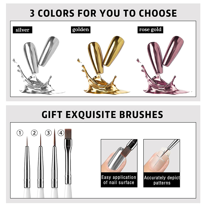 Metallic Painting Gel Chrome G - Copolymer Line のレビューと価格