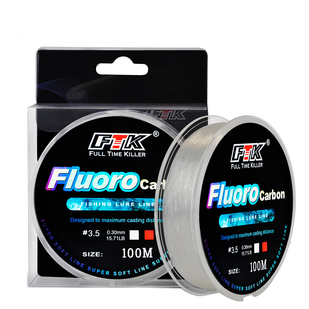 100m fluorocarbon bait fishing - Fluorocarbon Line のレビューと価格