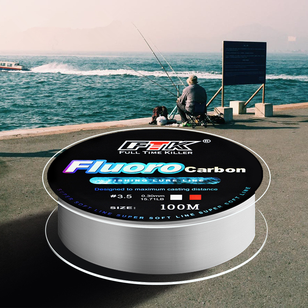 100m fluorocarbon bait fishing - Fluorocarbon Line のレビューと価格