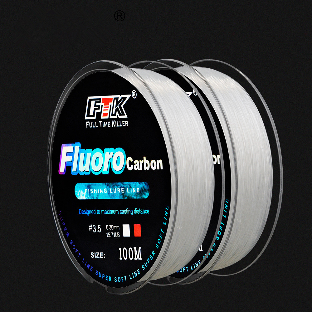 100m fluorocarbon bait fishing - Fluorocarbon Line のレビューと価格