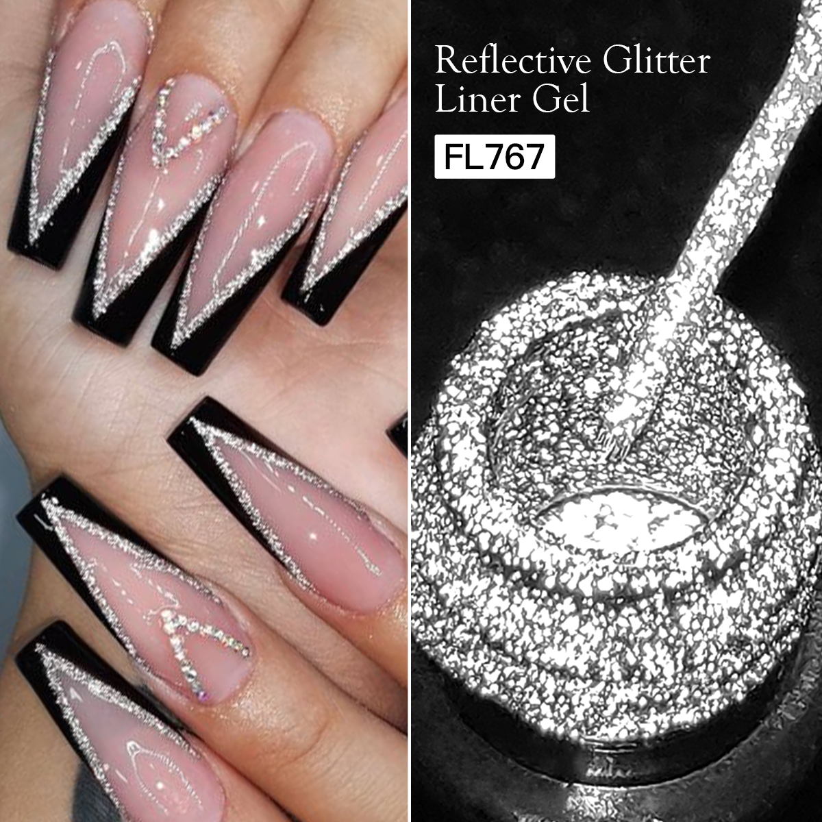 Gold Silver Reflective Glitter - Copolymer Line のレビューと価格
