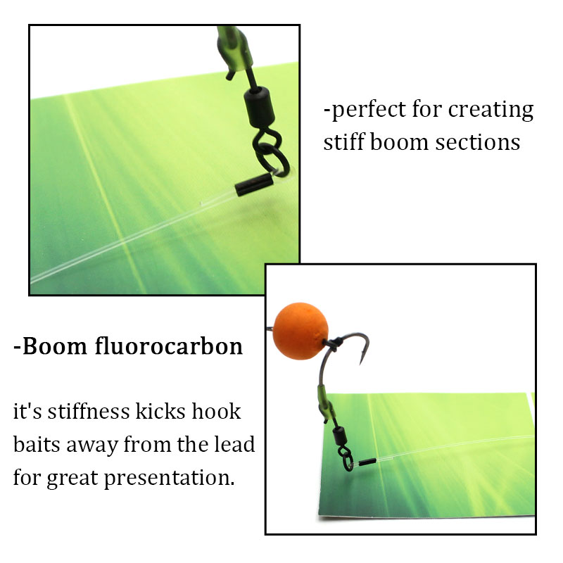 Carp Fishing Hooklink Boom Flu - Fluorocarbon Line のレビューと価格