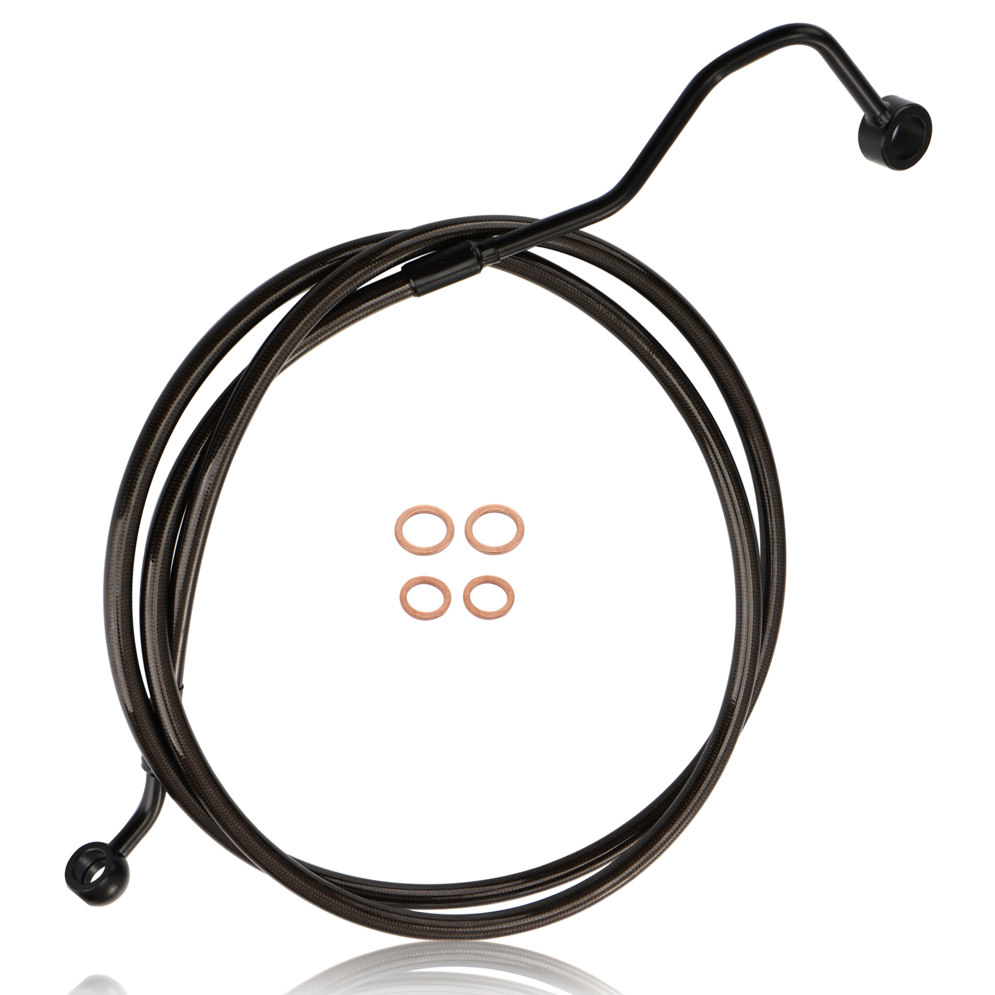 Upper Front Brake Line Oil Hos - Braided Line のレビューと価格