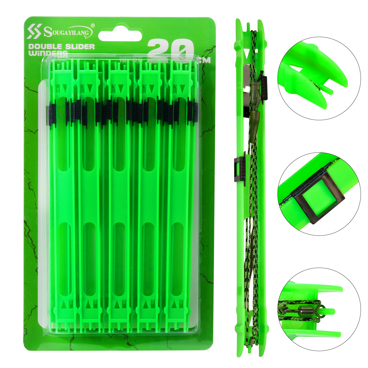 Sougayilang 10pcs Fishing Plas - Fishing Line Winder のレビューと価格