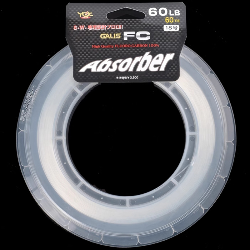 YGKFC Galis FC Absorber 100% F - Fluorocarbon Line のレビューと価格