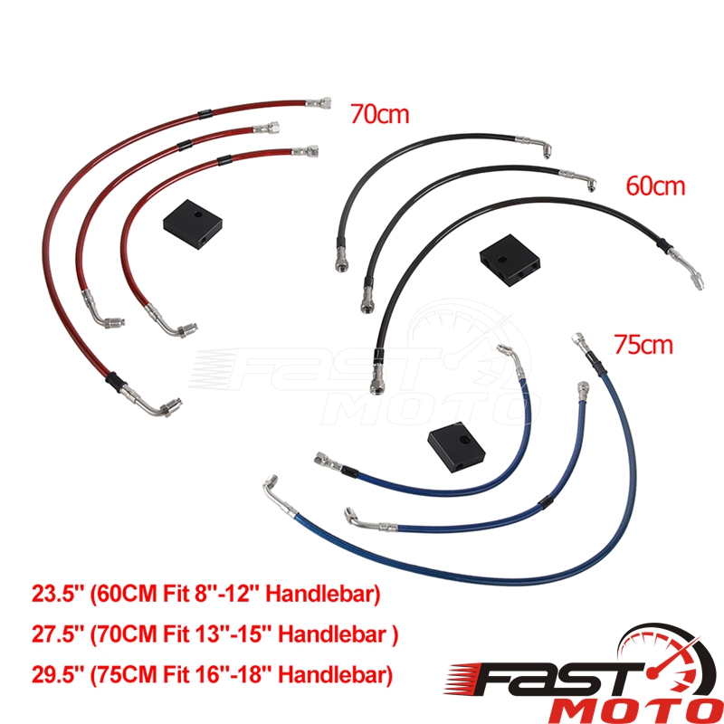 Motorcycle Brake Line Kit ABS  - Braided Line のレビューと価格