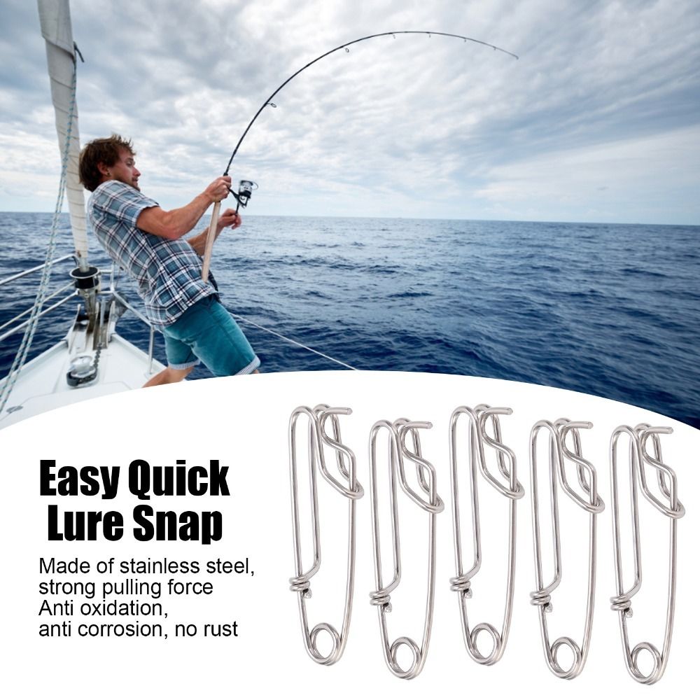 5PCS Durable Stainless Steel L - Saltwater Line のレビューと価格