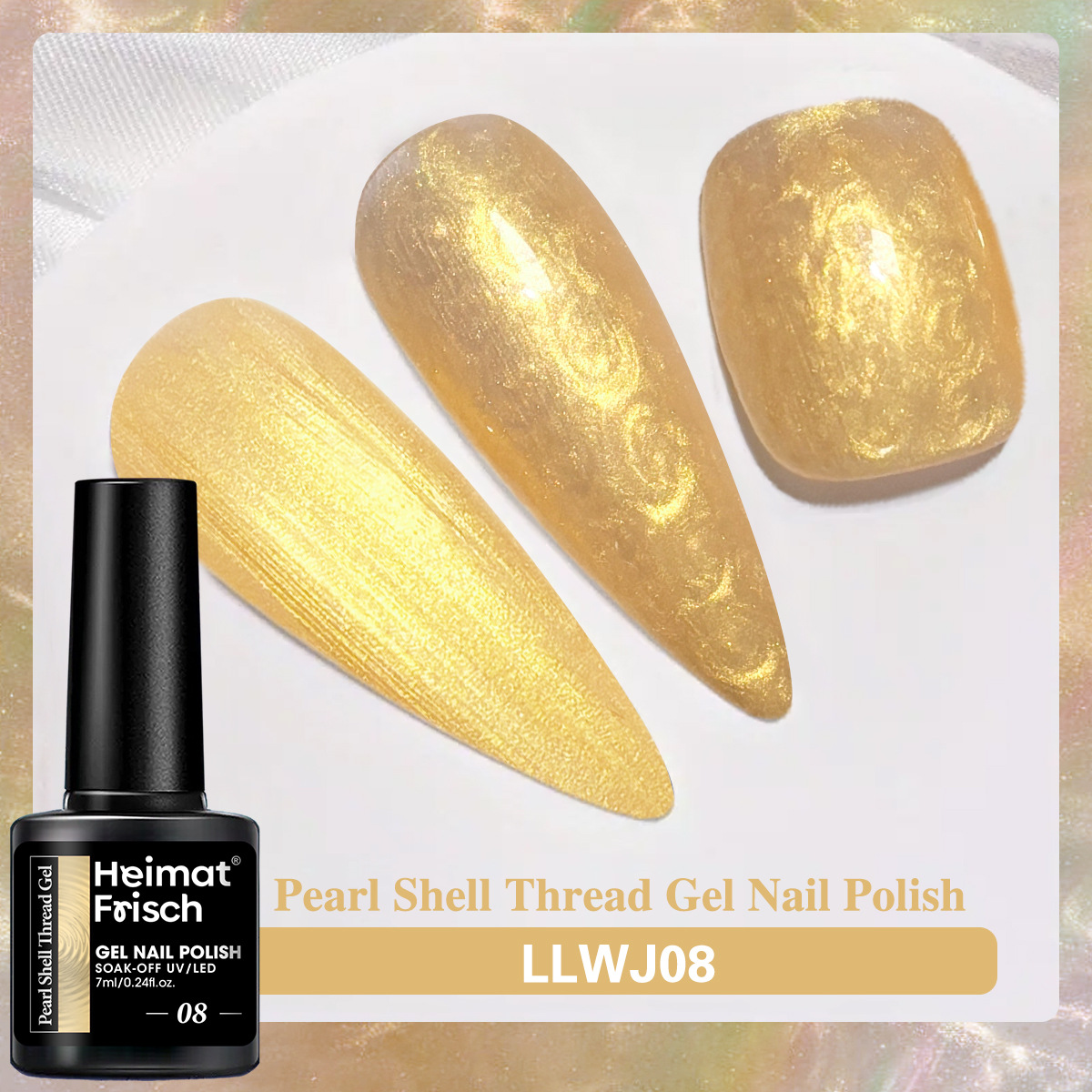 1 piece of shell line gel nail - Copolymer Line のレビューと価格