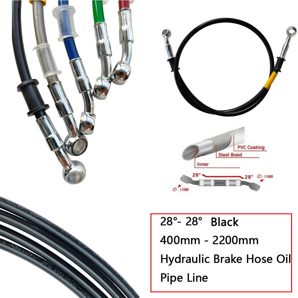 28°-28° Black Braided Hydrauli - Braided Line のレビューと価格