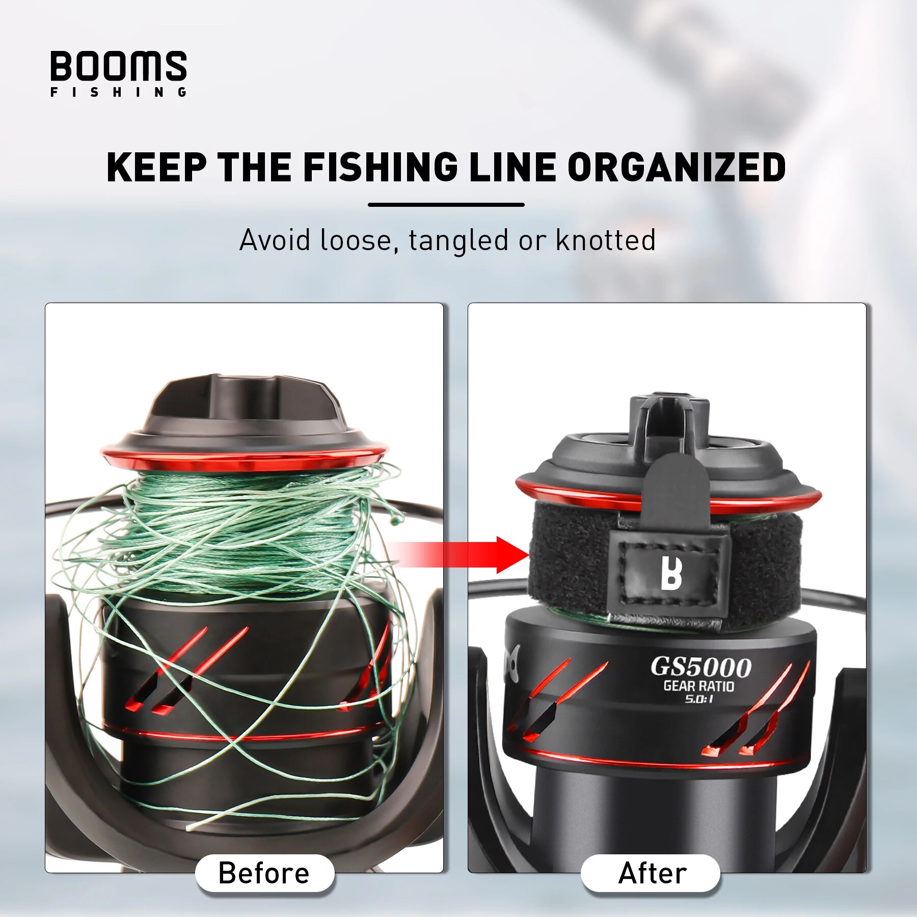 Booms Fishing SB1 4Pcs Spinnin - Fishing Line Box のレビューと価格