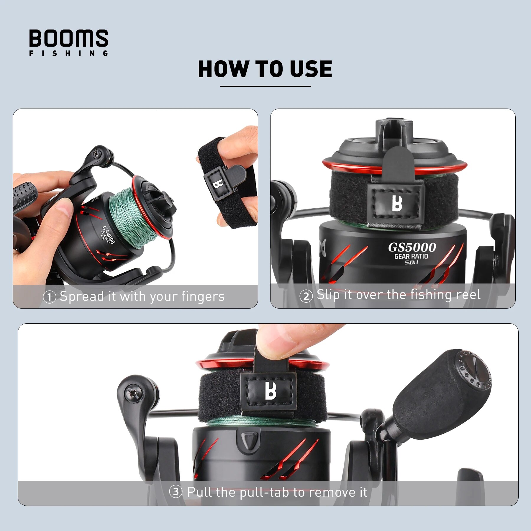Booms Fishing SB1 4Pcs Spinnin - Fishing Line Box のレビューと価格